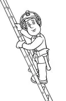 Brandweerman Sam kleurplaat 6